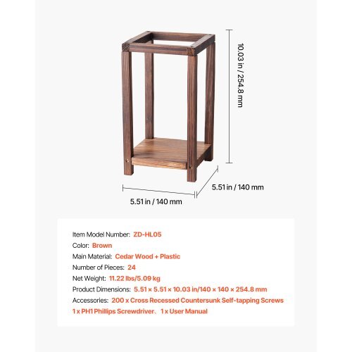24 Pcs Wooden Wedding Lantern, Cedar Wood and Plastic Wooden Lantern Candle Holder, Rustic Decorative Home Centerpiece Ideal for Wedding Table Party Farmhouse Indoor Decor, Brown