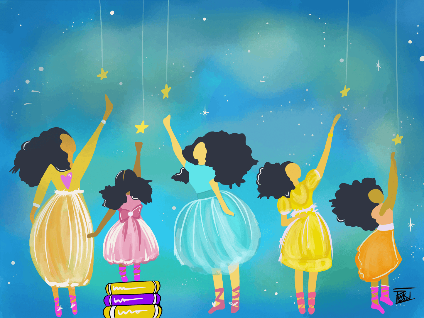 Reach for the Stars Sis, Pink LoMein