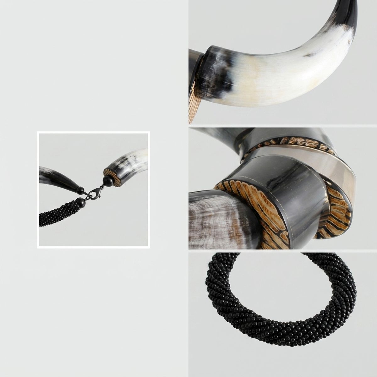 Handcrafted Real Water Buffalo Horn Necklace