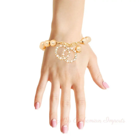 Ballin' in Gold: Ball Bracelet