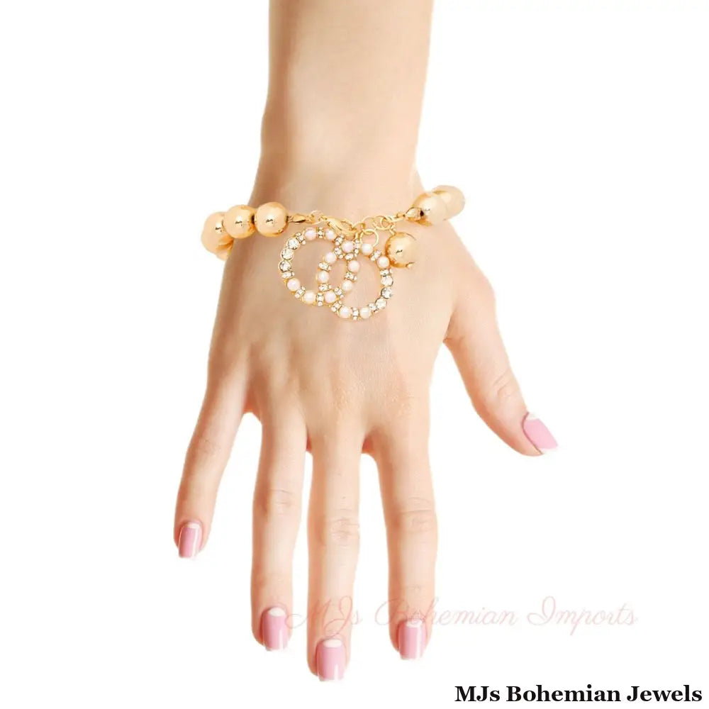 Ballin' in Gold: Ball Bracelet