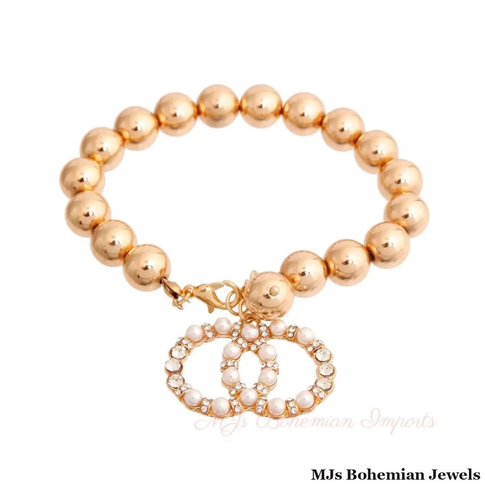 Ballin' in Gold: Ball Bracelet