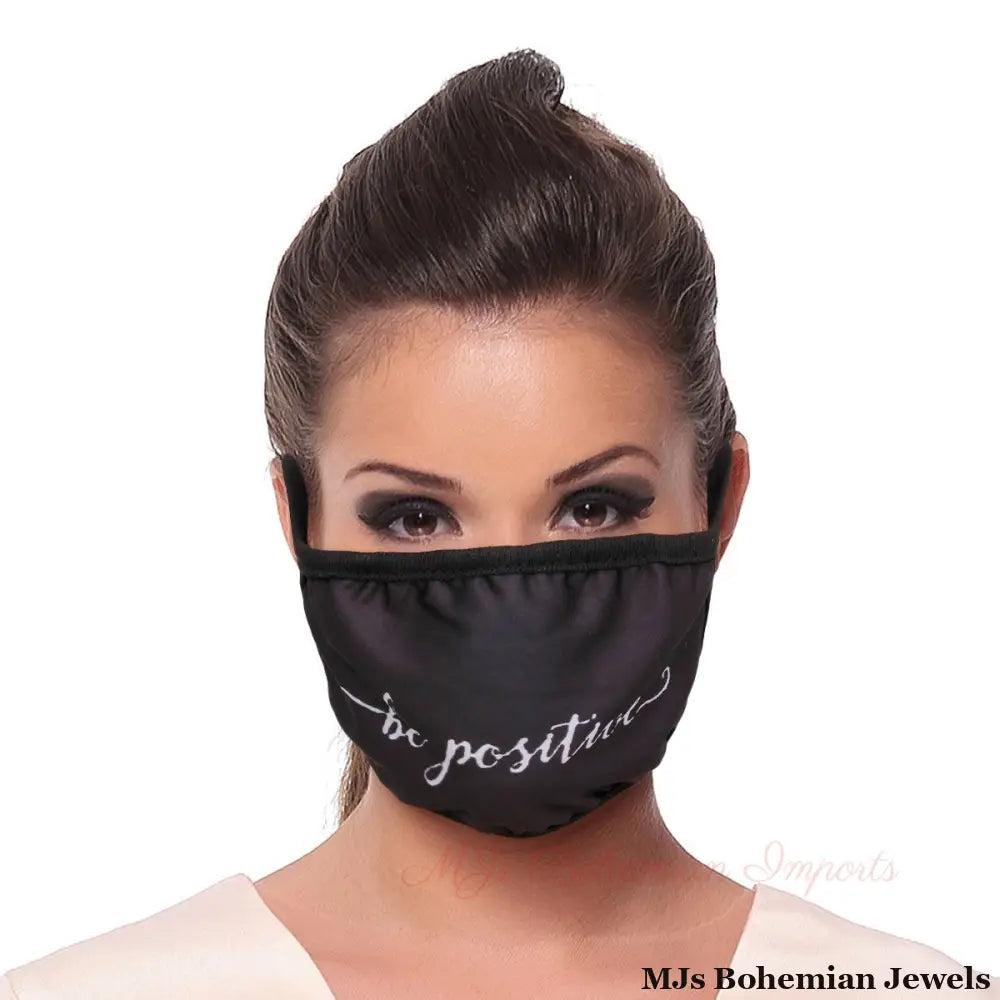 Be Positive Black Mask