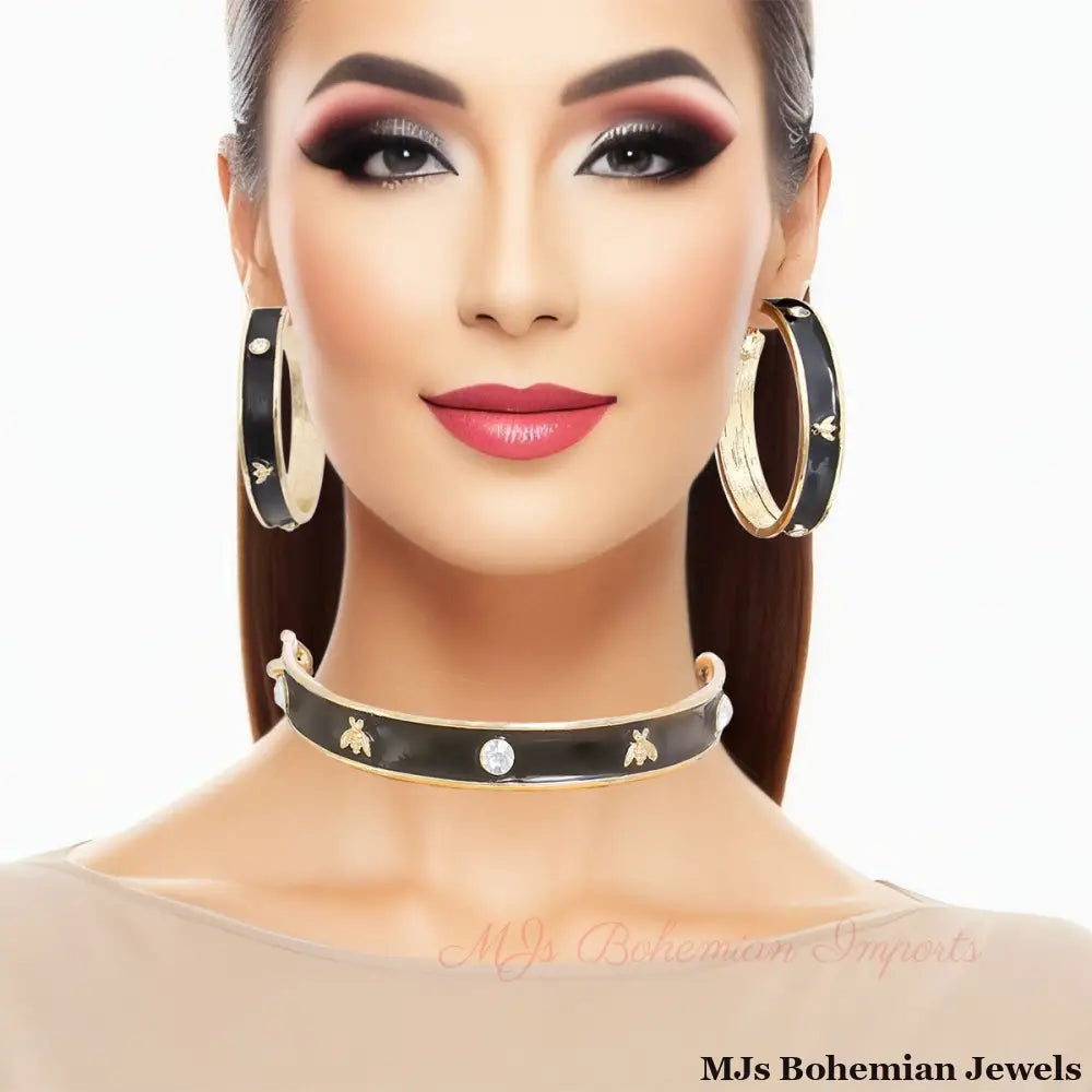 Black Bee Casting Heavy Hoops