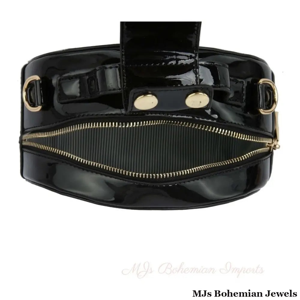 Black Rotary Phone AUX Bag