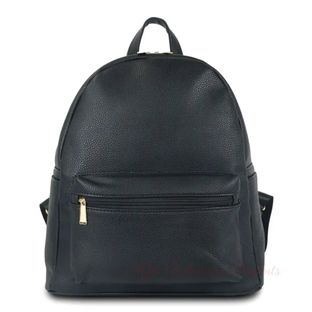 Black School Daypack Backpack