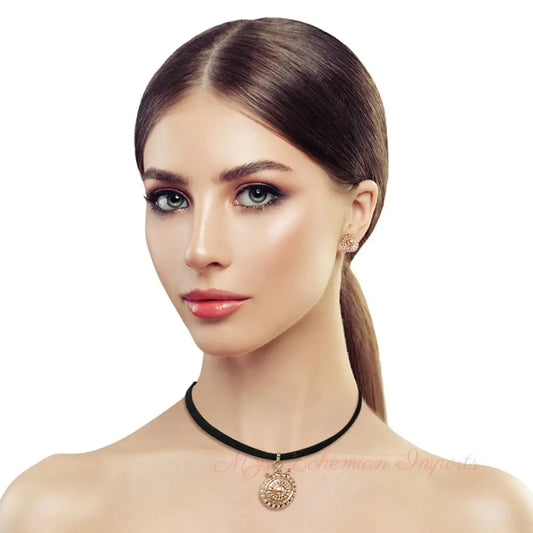 Black Suede Choker Necklace
