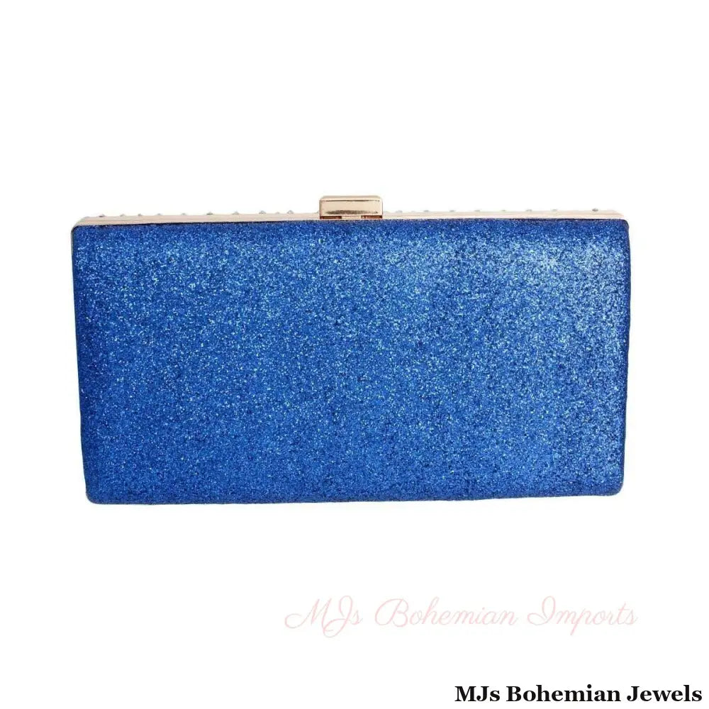 Clutch Hard Case Royal Blue Bag for Women