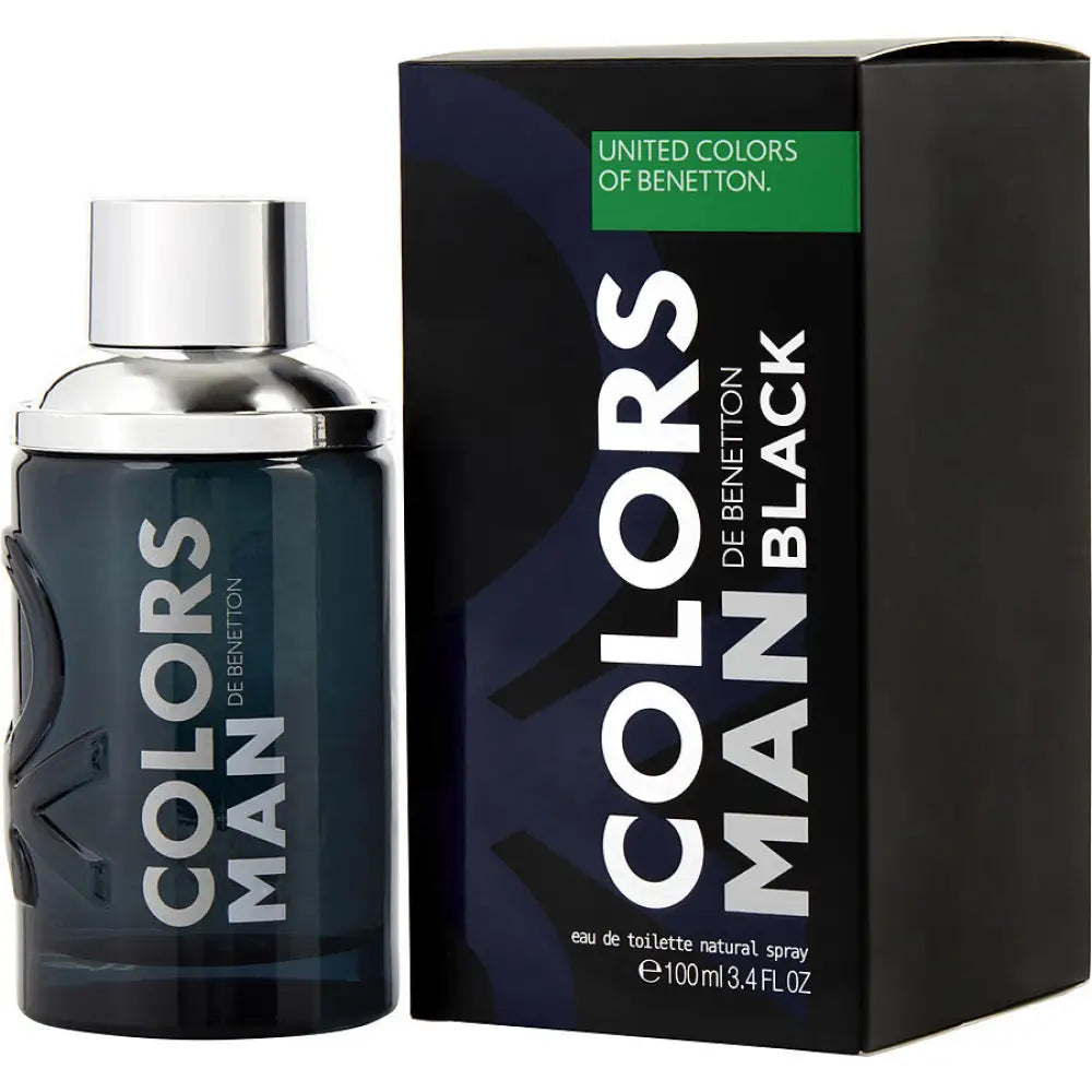 COLORS DE BENETTON BLACK by Benetton MEN - EDT SPRAY 3.4 OZ