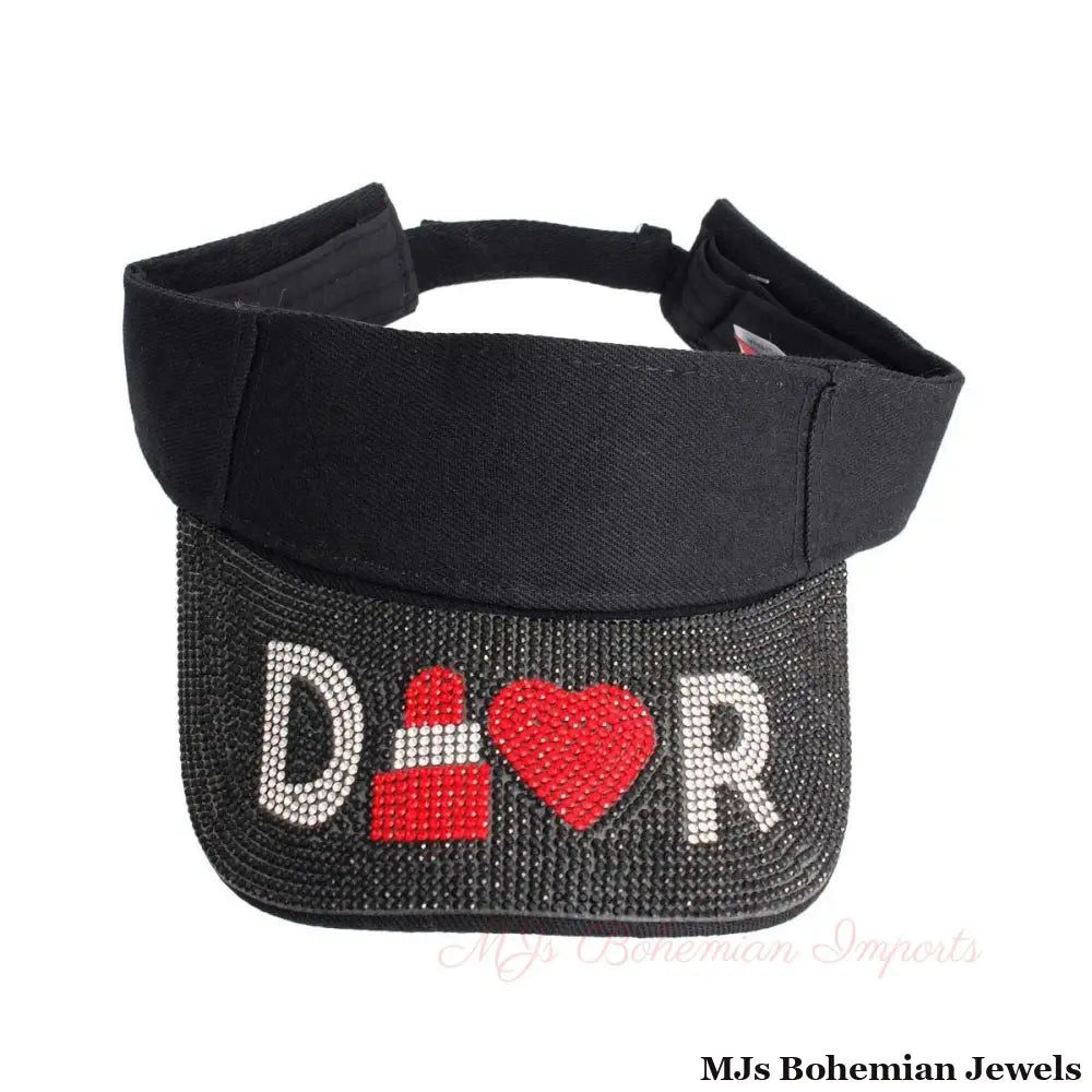 Designer D Black Stone Visor