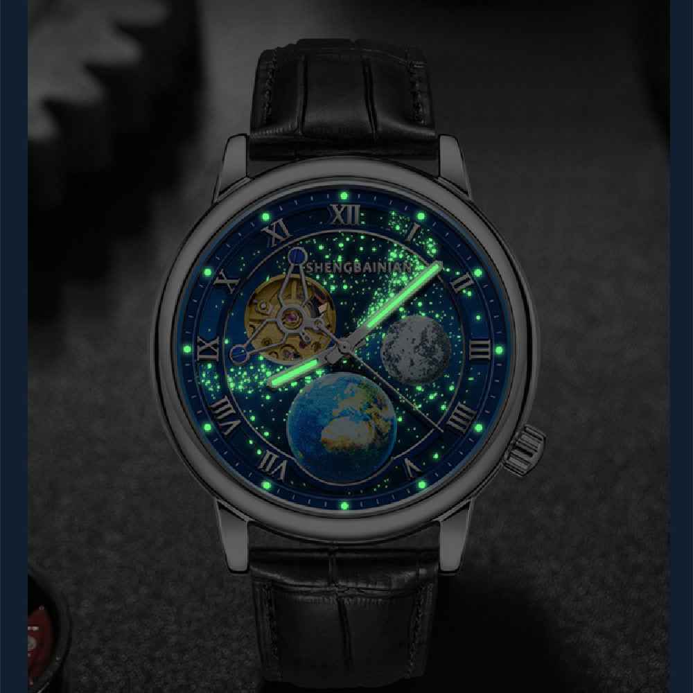 Luminous Men's Watch Earth Starry for Men