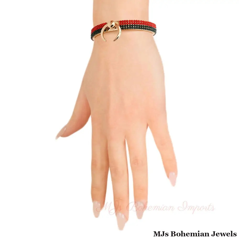 Eclipse Enchantment: Gold Bracelet