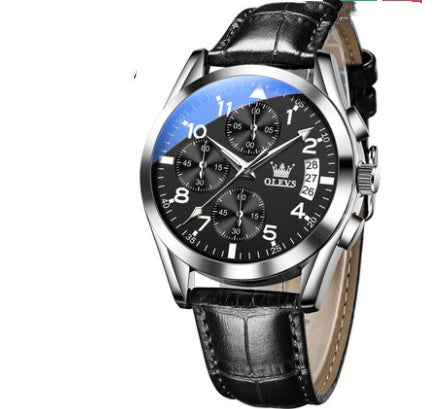 OLEVS Luxury Waterproof Quartz Watch for Men with Luminous Features