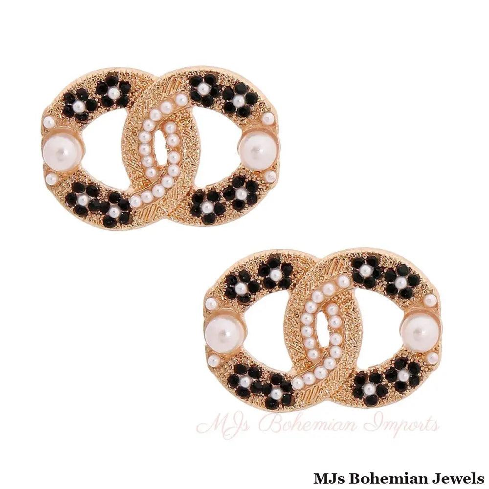 Floral Fantasy: Flower Logo Studs