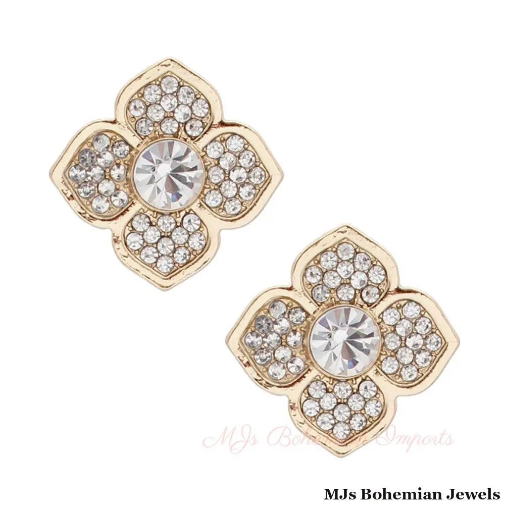 Floral Radiance: Flower Studs