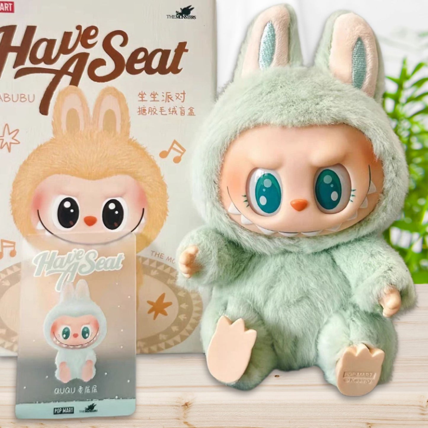 Bag Charm Blind Box Labubu Lafufu Unreturnable Monster Plush Keychain