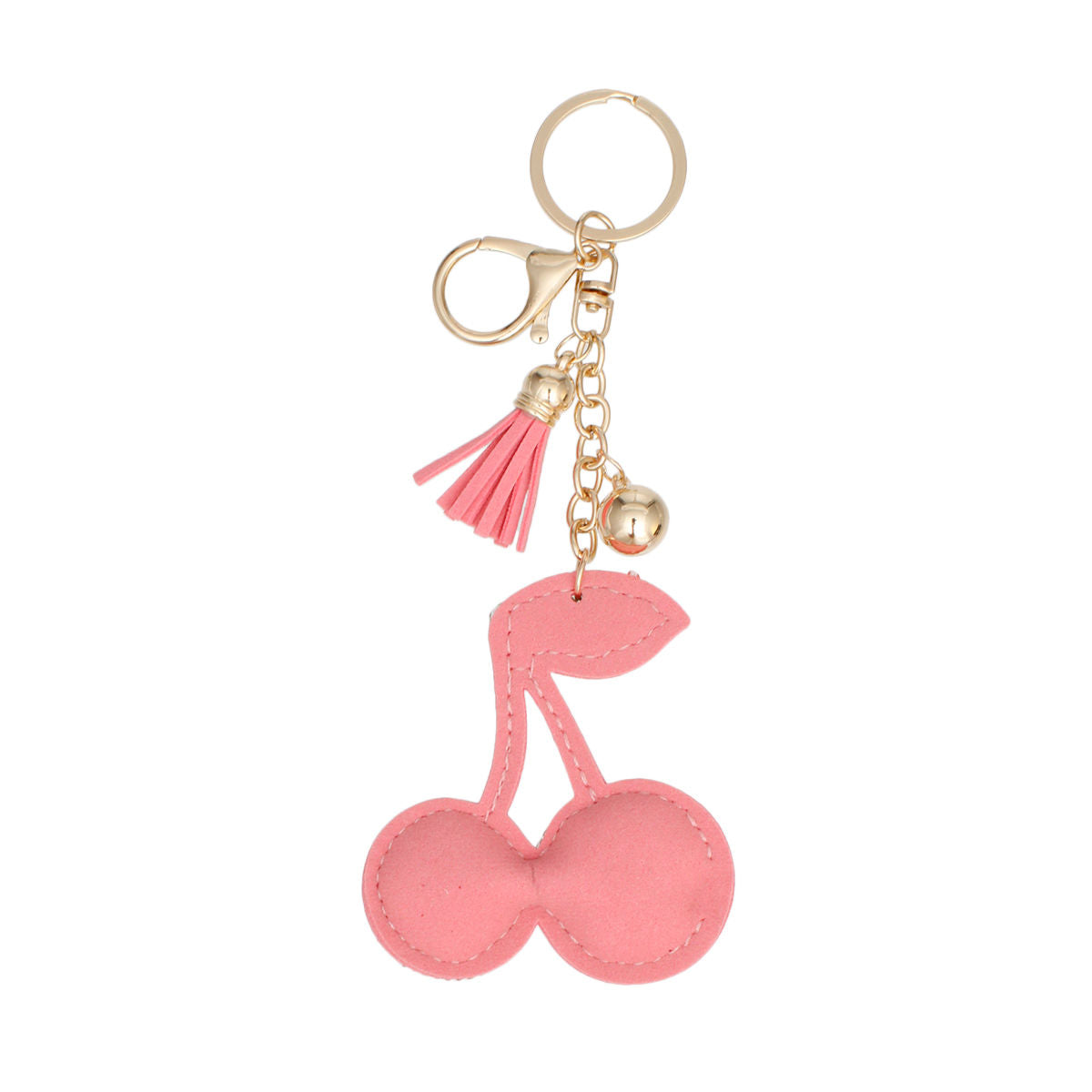 Keychain Cheeky Coquette Pink Cherry Bag Charm