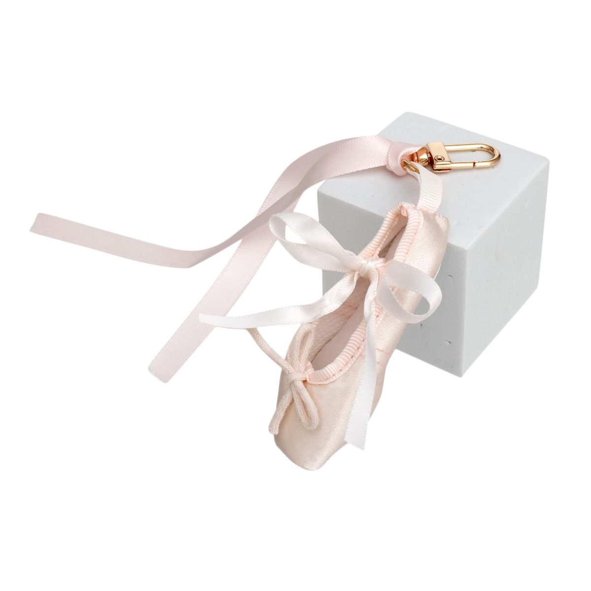 Keychain Clip Pink Ballet Pointe Shoe Purse Charm