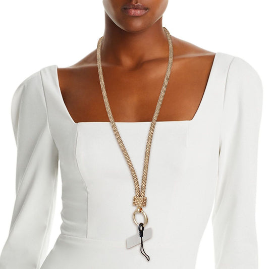 Rhinestone Long Phone Strap Topaz Bling Lanyard