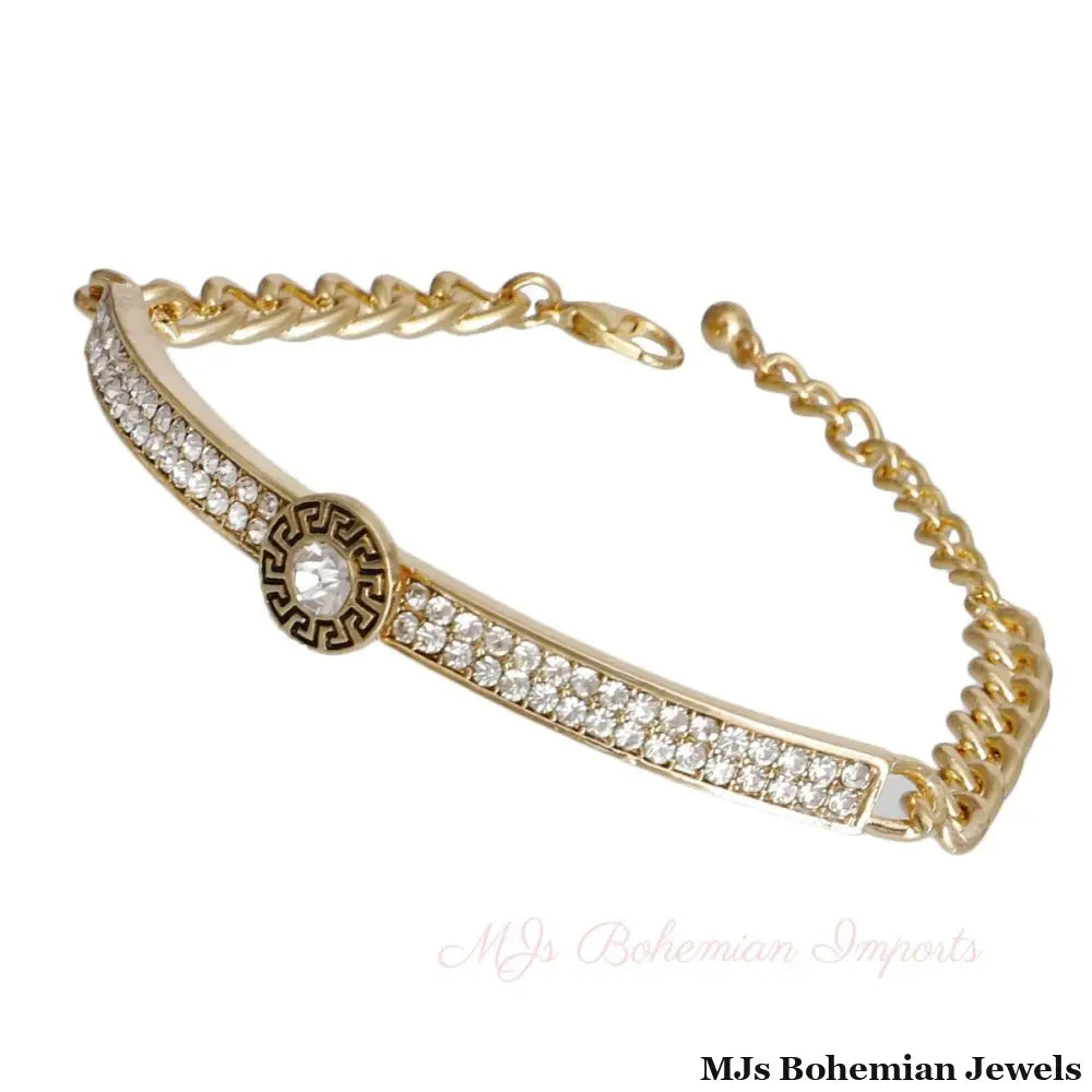 Gold Chain Bangle - Bespoke Half Chain