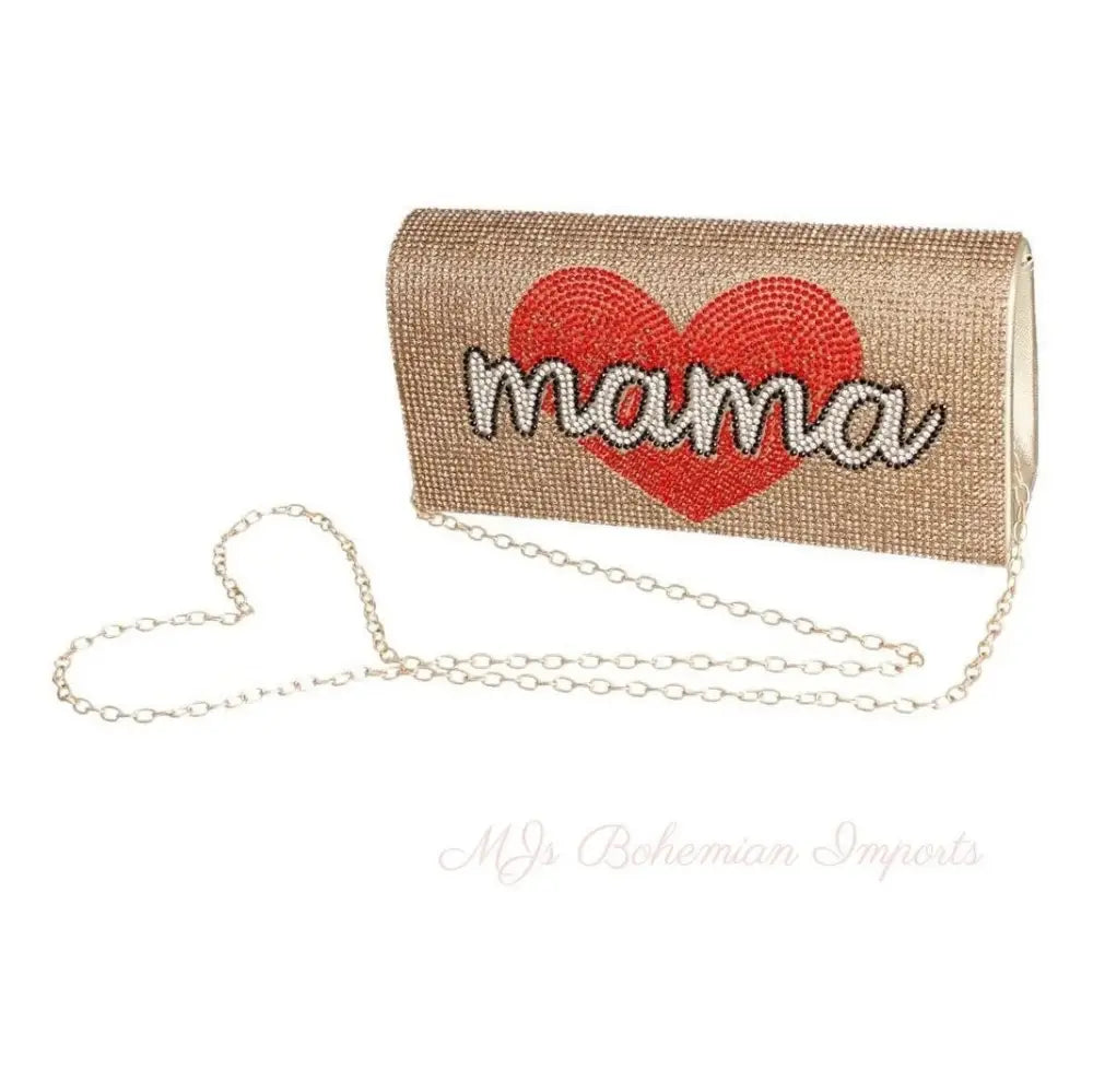 Gold Mama Flap Clutch
