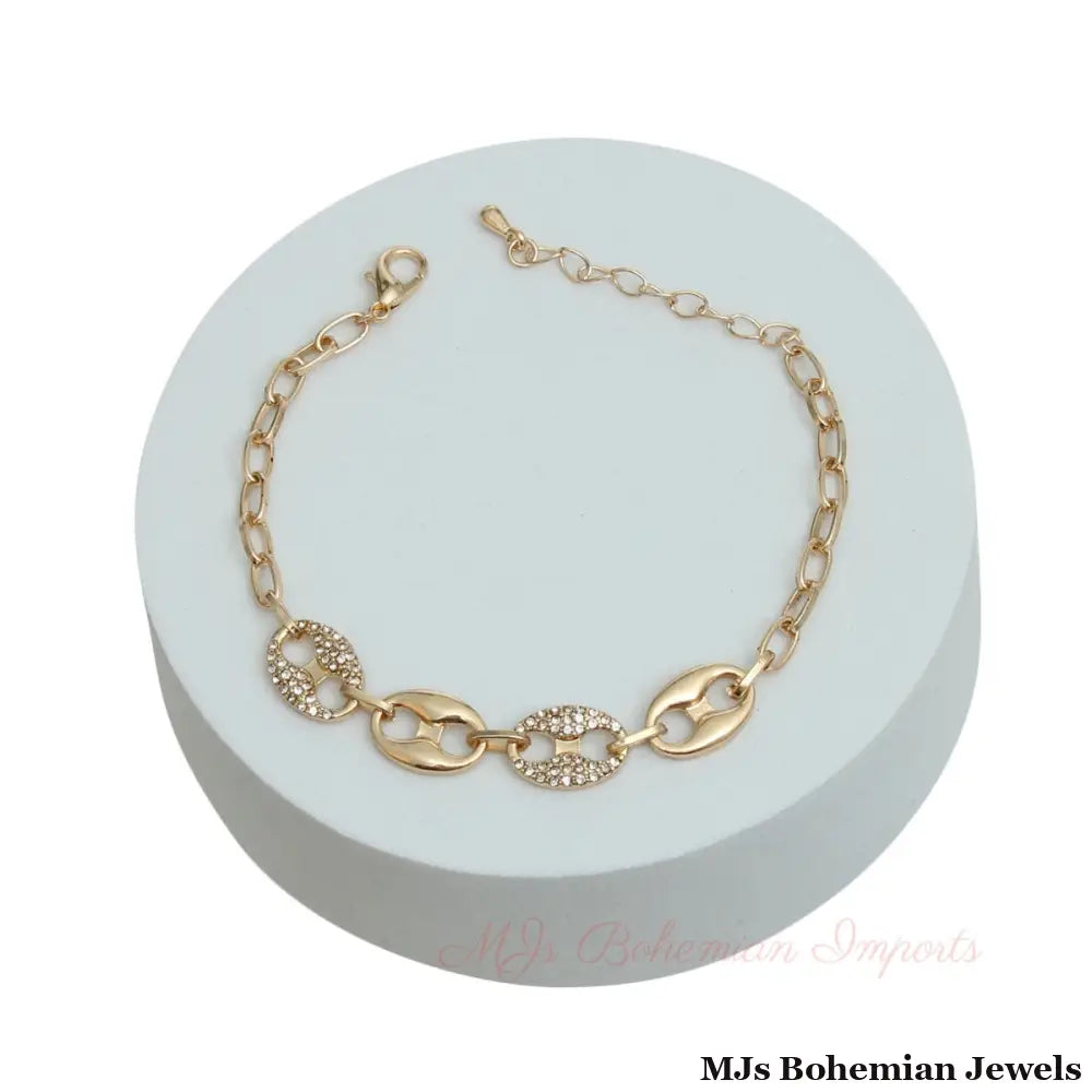 Gold Mariner Chain Bracelet