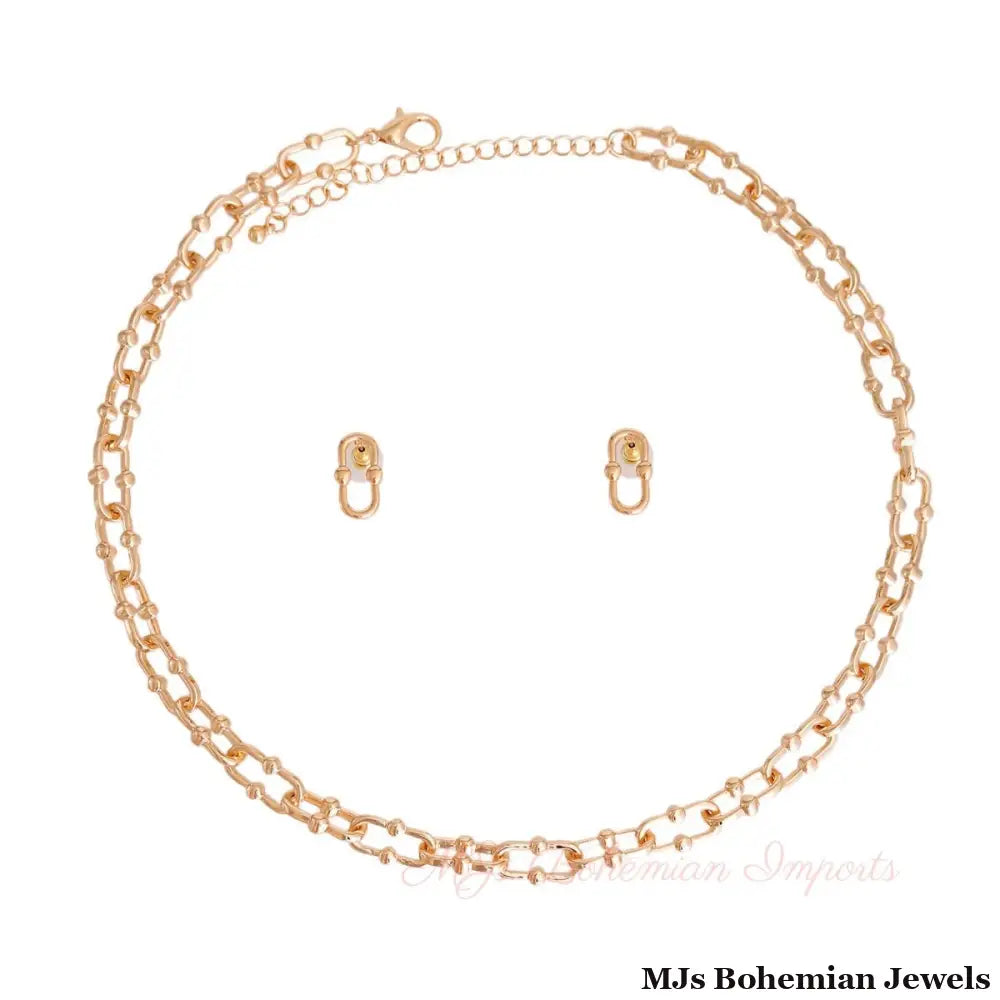 Gold Metal Anchor Chain