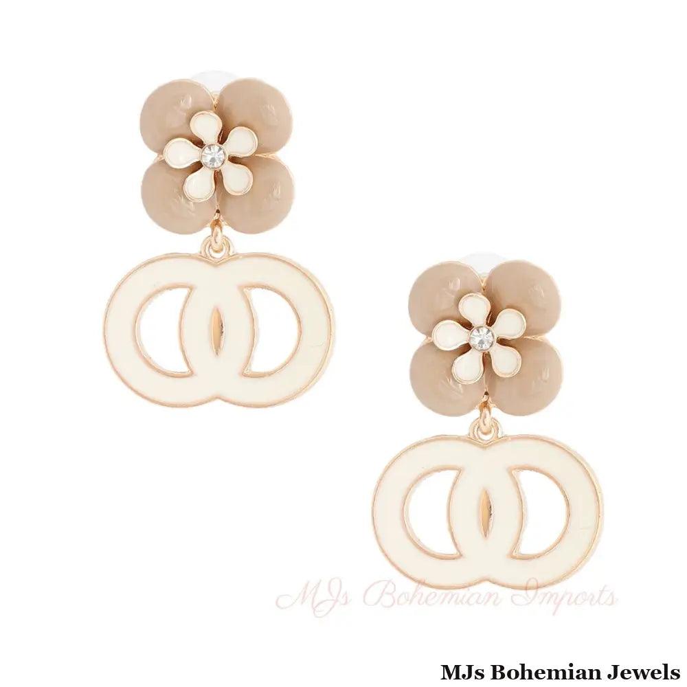 Ivory Essence Earrings - Bespoke Blooms
