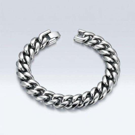Men's RDC 14mm Silver Stainless Steel Bracelet