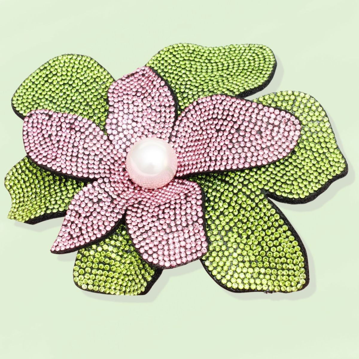 AKA Handcrafted Brilliance Flower Brooch Clip