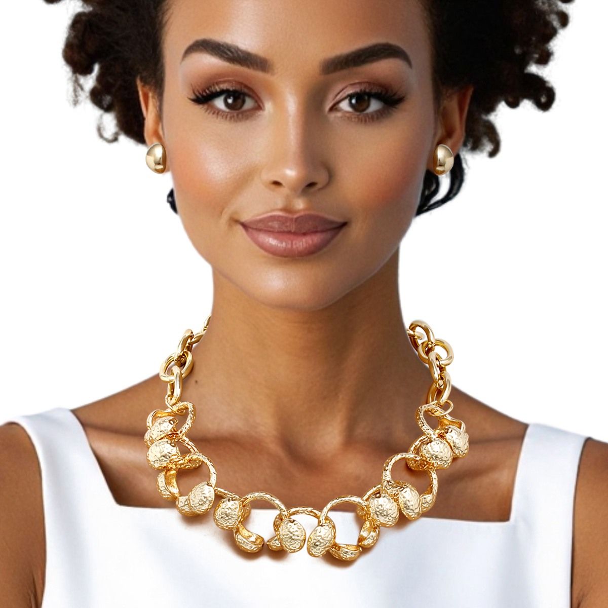 Chain Heavy-Duty Gold Headphone Link Necklace