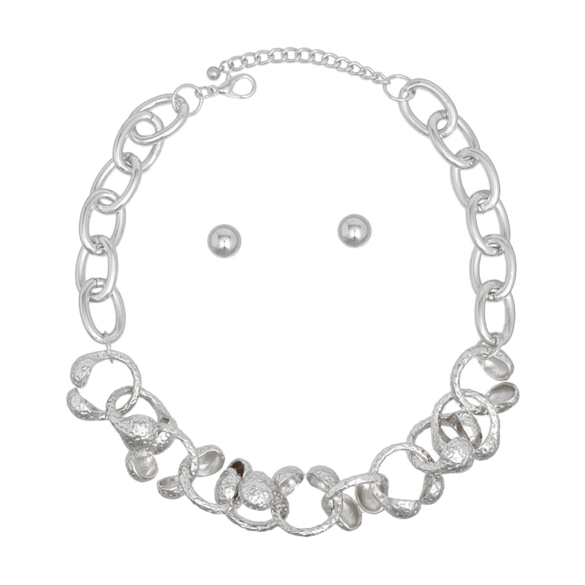 Chain Heavy-Duty Silver Headphone Link Necklace