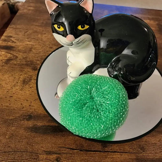 Kitchen Cat Scrubber Holder
