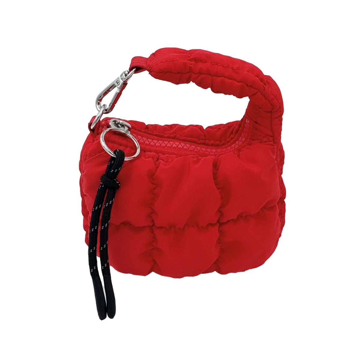 DST Red Quilted Mini Bag Keychain Stanley Clip