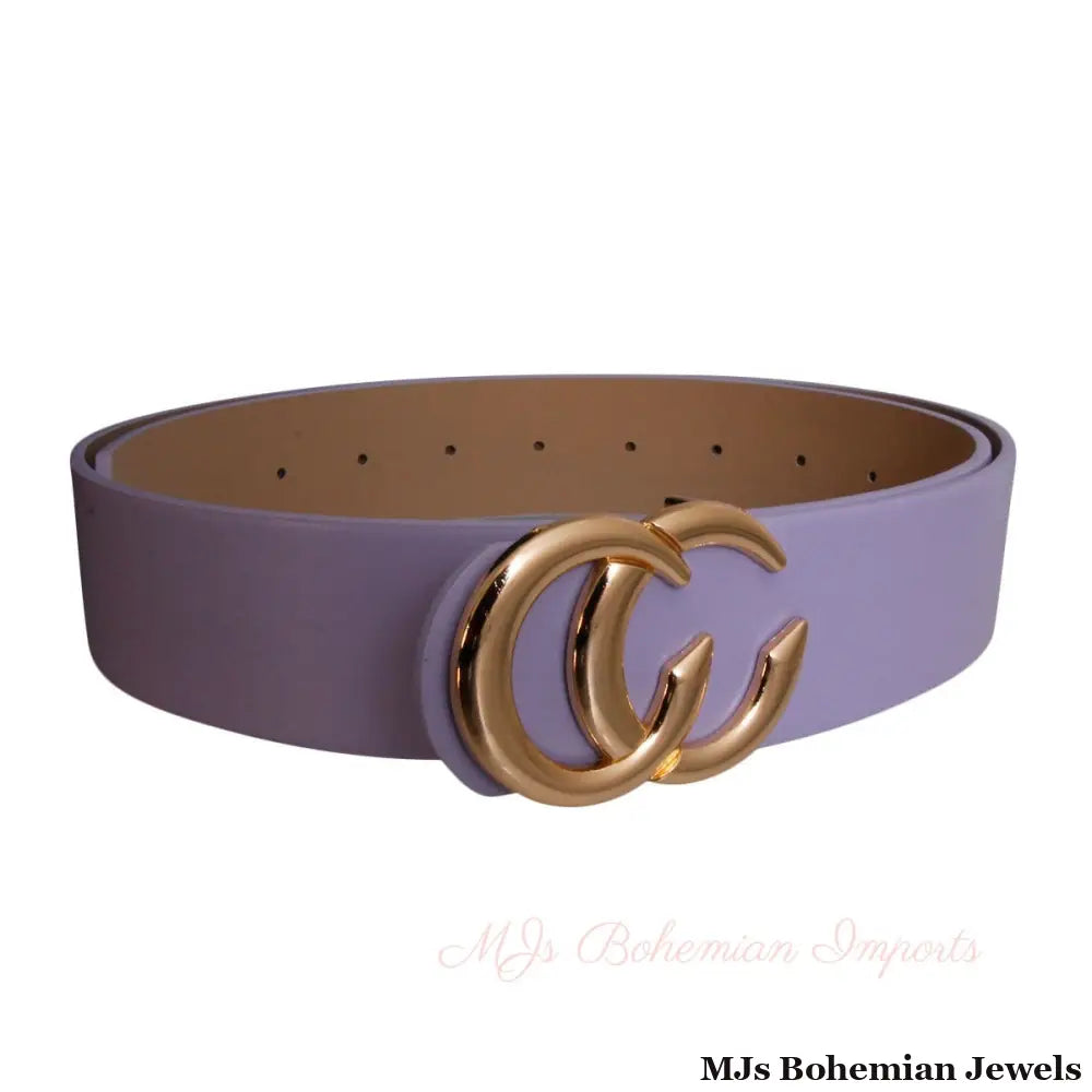Lavish Lavender Belt - Lavender and Gold