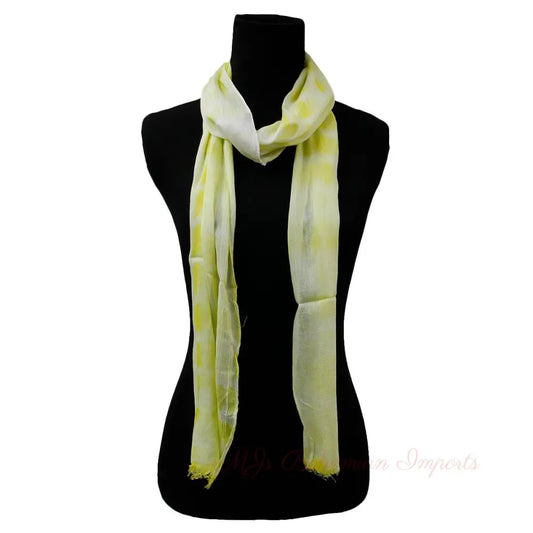Lightweight Yellow Long Scarf