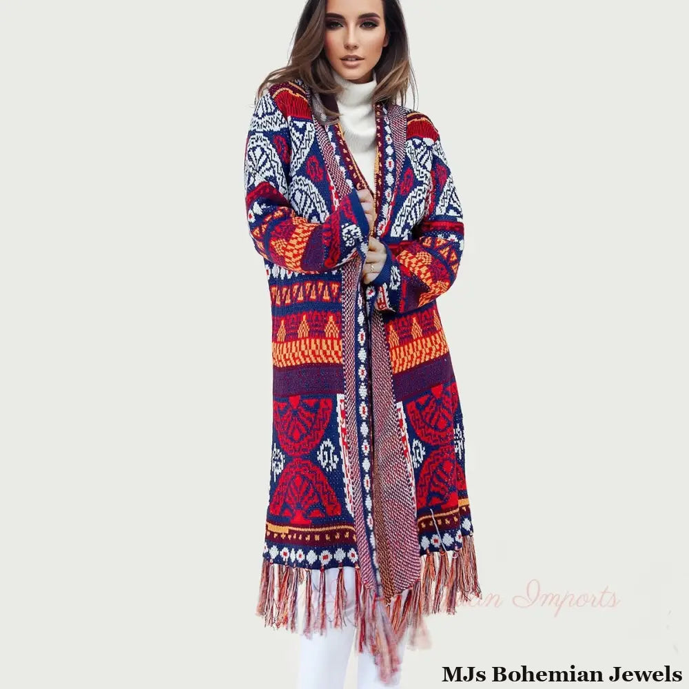 L/XL Navy Long Sleeve Cardigan