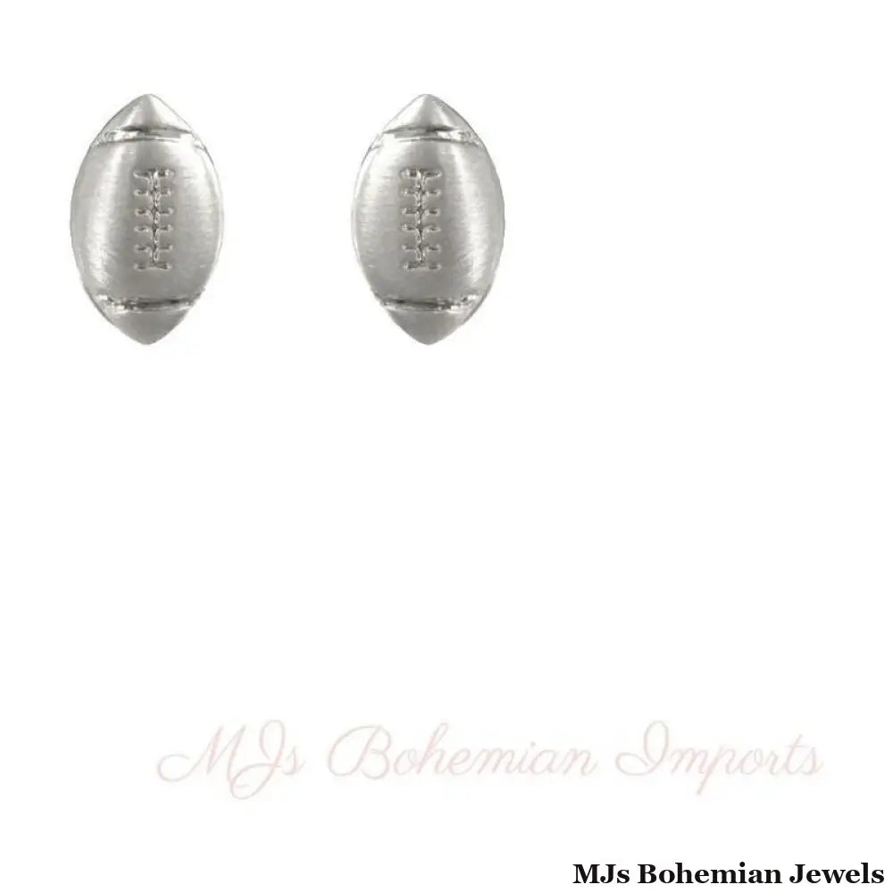 Matte Silver Football Studs
