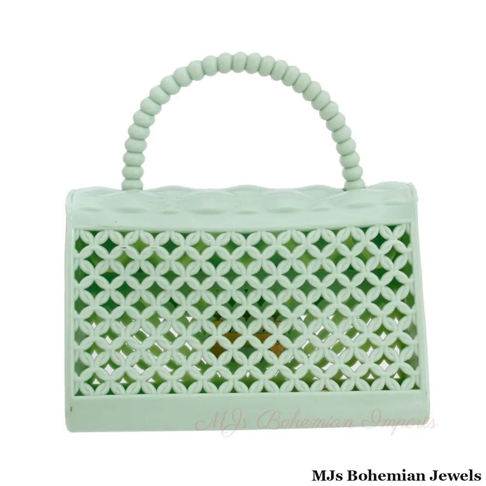 Mint Jelly Top Handle Mini Crossbody