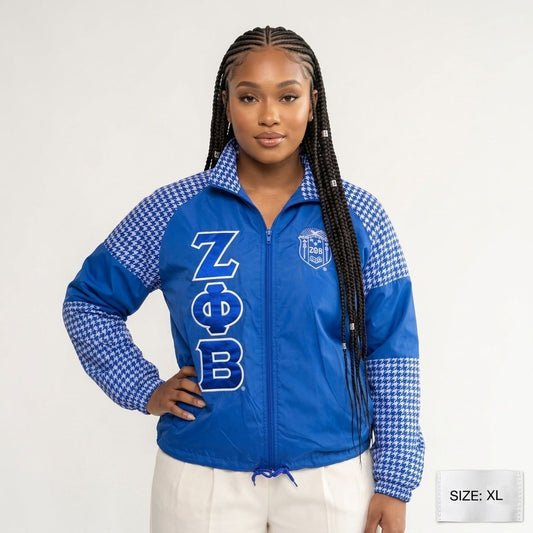 ZPB Apparel XLarge Royal Blue Windbreaker Jacket