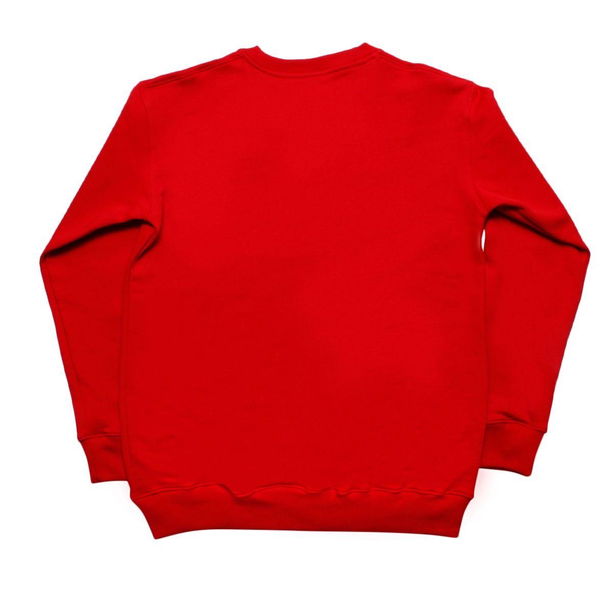 DST Greek Gear XL Red Embroidered Crew Sweatshirt