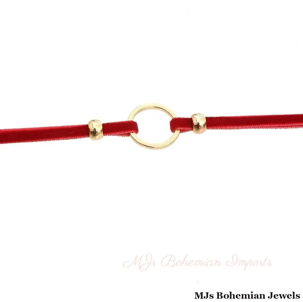 Multicolored Metal Oring Choker