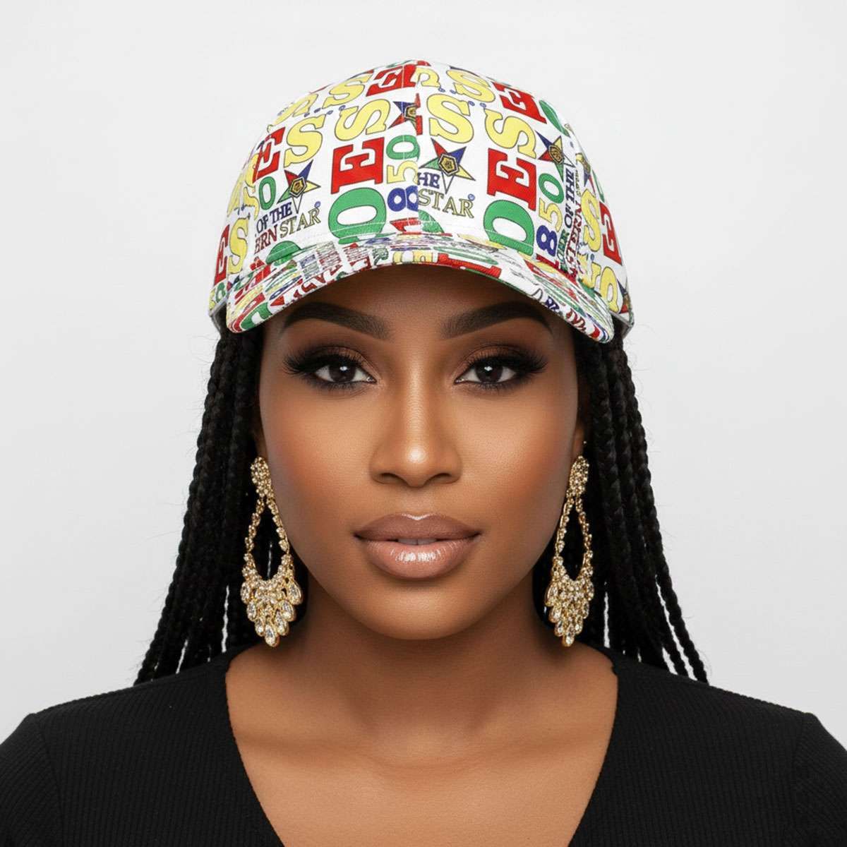 OES Sorority Pride Graphic Print Baseball Hat