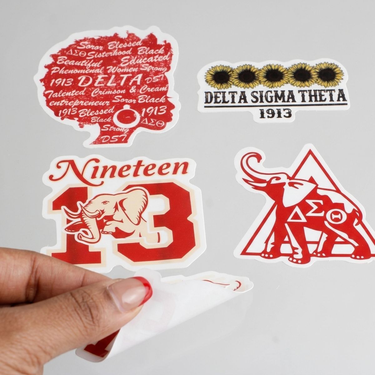 Delta Sigma Theta 60 Piece Sticker Set