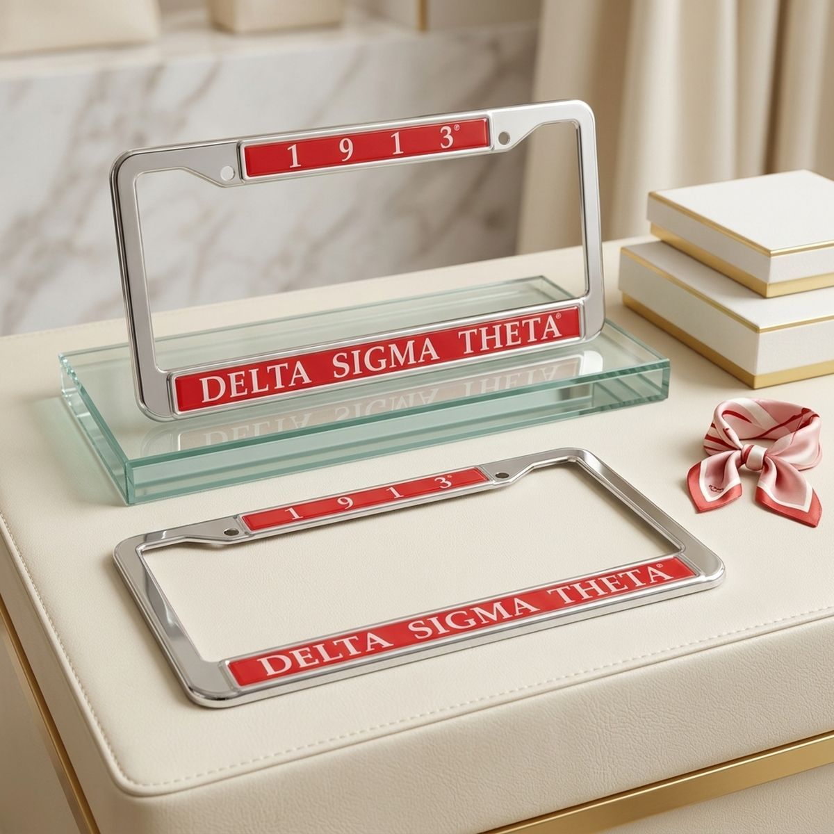 Delta Sigma Theta 1913 License Plate Frame