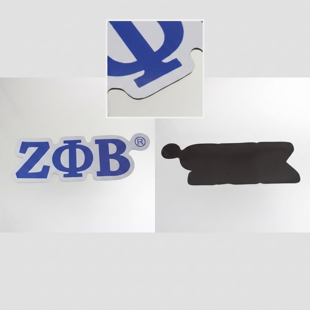 Zeta Phi Beta Greek Letter Car Bumper Magnet