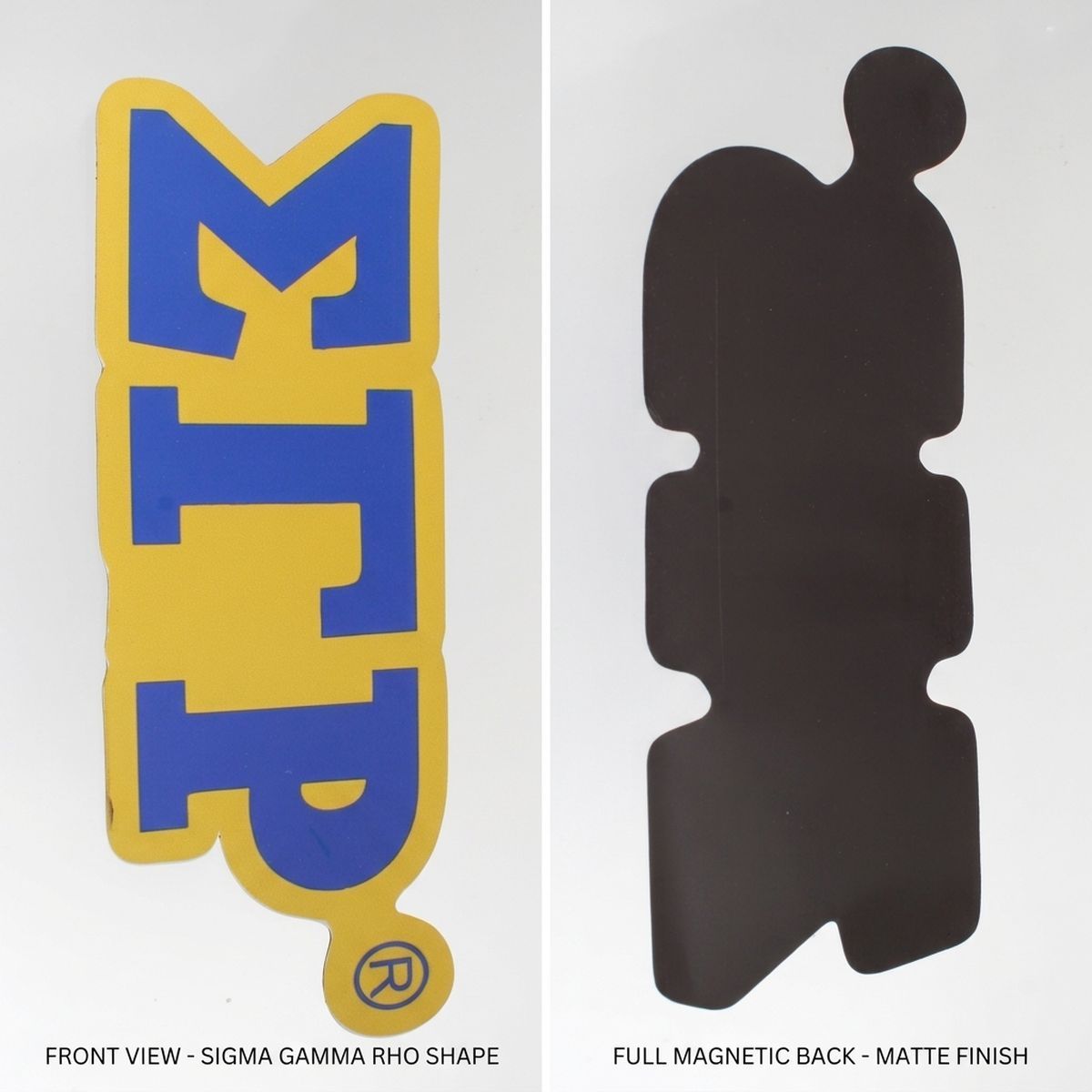 Sigma Gamma Rho Greek Letter Car Bumper Magnet