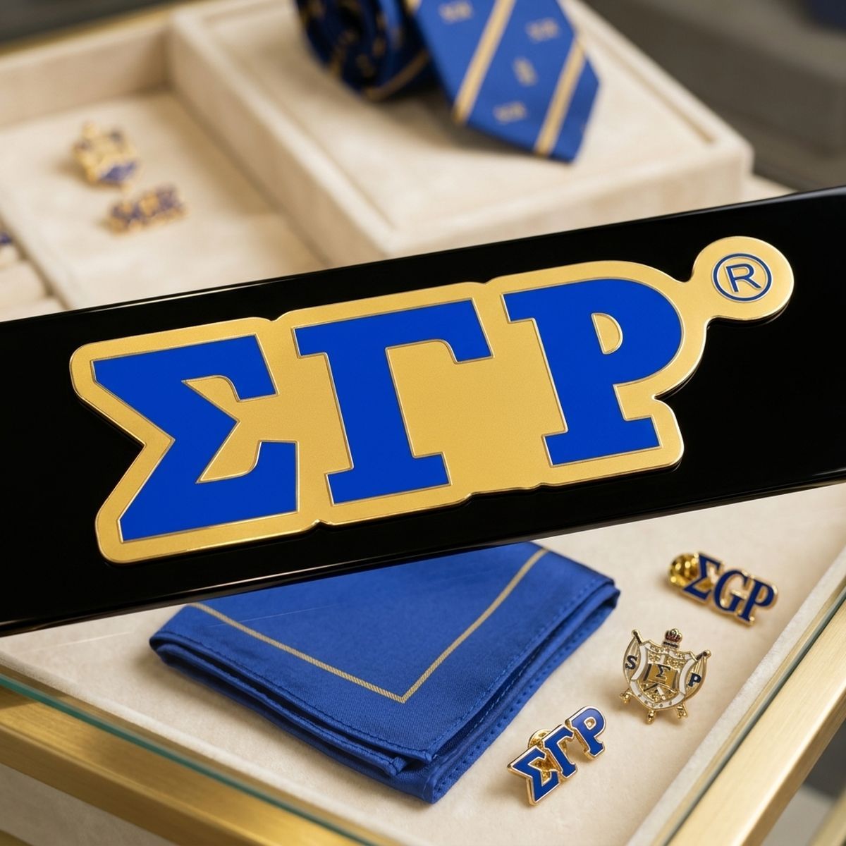 Sigma Gamma Rho Greek Letter Car Bumper Magnet