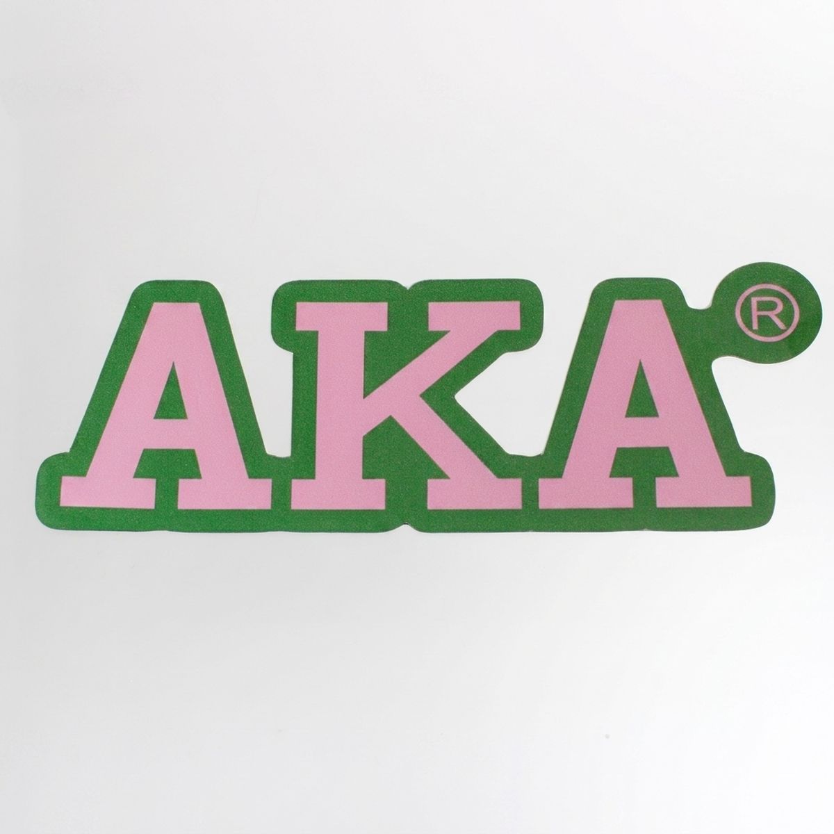 Alpha Kappa Alpha Greek Letter Car Bumper Magnet
