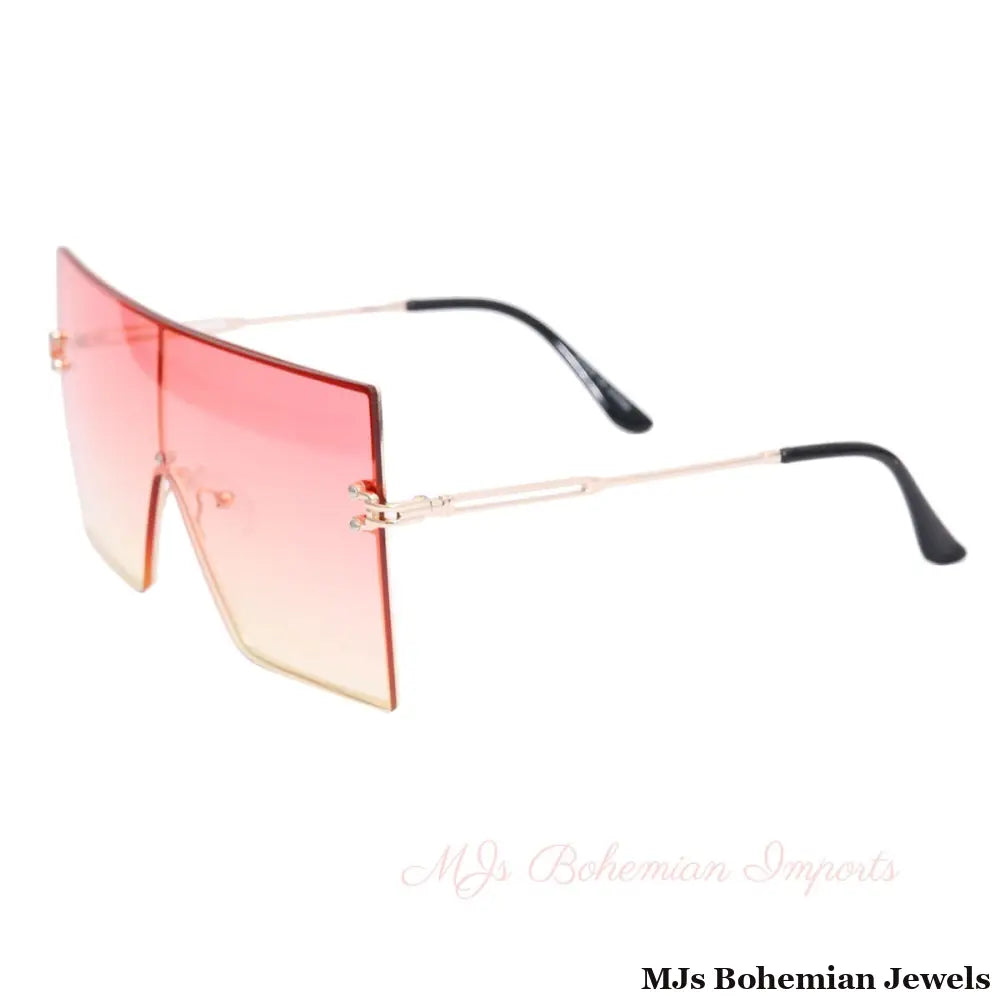 Orange Gradient Square Visors